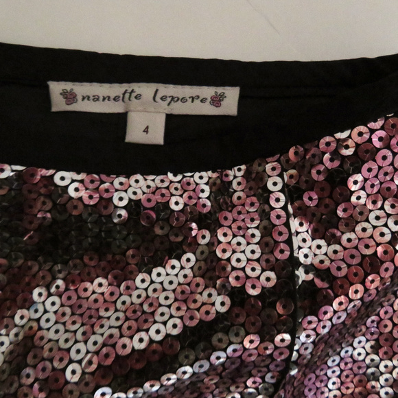 NANETTE LEPORE leopard print Sequin Pencil skirt - Picture 5 of 5